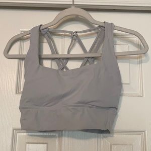 Buffbunny Revolution Sports Bra Small Light Grey